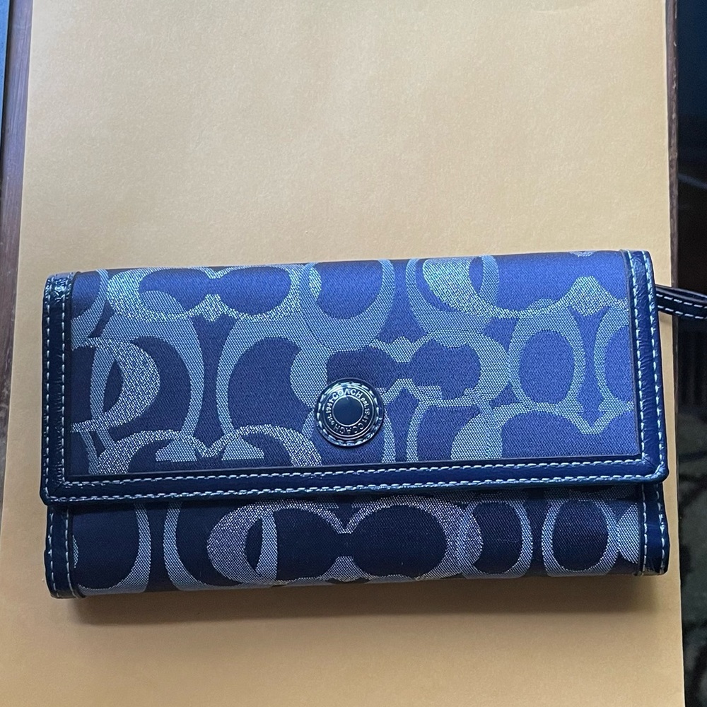 Coach Canvas Wallet